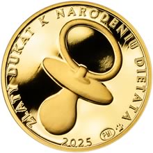 2025 Dukát k narodeniu dieťaťa