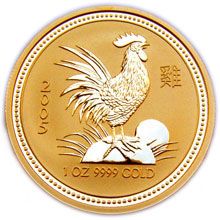 Náhled - 2005 Rooster 1 Oz Australian gold coin