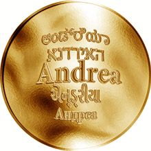 Česká jména - Andrea - zlatá medaile