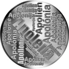 Česká jména - Apolena - velká stříbrná medaile 1 Oz