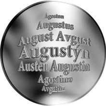 Česká jména - Augustýn - stříbrná medaile