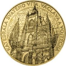 Otevřete Zlatá investiční medaile  Katedrála sv. Víta, Václava a Vojtěcha - 1 Kg