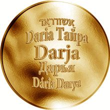 Česká jména - Darja - zlatá medaile