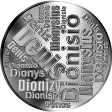 Česká jména - Denis - velká stříbrná medaile 1 Oz