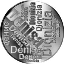 Česká jména - Denisa - velká stříbrná medaile 1 Oz