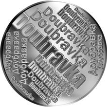 Česká jména - Doubravka - velká stříbrná medaile 1 Oz