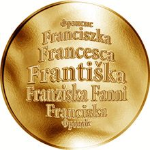 Česká jména - Františka - zlatá medaile