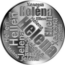 Česká jména - Helena - velká stříbrná medaile 1 Oz