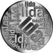 Česká jména - Ida - velká stříbrná medaile 1 Oz