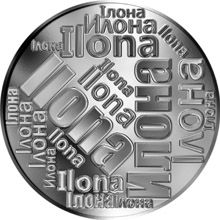 Česká jména - Ilona - velká stříbrná medaile 1 Oz