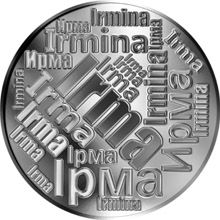 Česká jména - Irma - velká stříbrná medaile 1 Oz