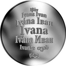 Česká jména - Ivana - stříbrná medaile