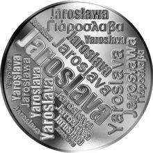 Česká jména - Jaroslava - velká stříbrná medaile 1 Oz