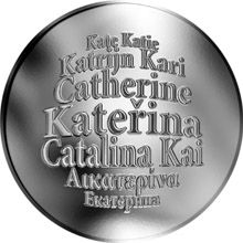 Česká jména - Kateřina - velká stříbrná medaile 1 Oz