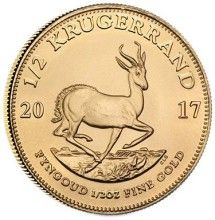 Náhled - Kruger Rand 1/2 Oz Unc. - Investiční zlatá mince