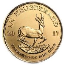 Náhled - Kruger Rand 1/4 Oz Unc. - Investiční zlatá mince