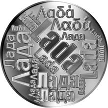 Česká jména - Lada - velká stříbrná medaile 1 Oz