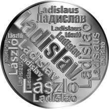 Česká jména - Ladislav - velká stříbrná medaile 1 Oz