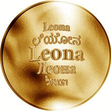 Česká jména - Leona - zlatá medaile