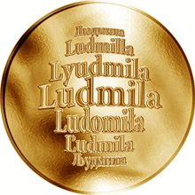 Česká jména - Ludmila - zlatá medaile
