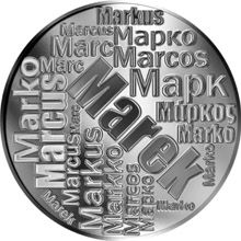 Česká jména - Marek - velká stříbrná medaile 1 Oz