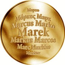 Česká jména - Marek - zlatá medaile