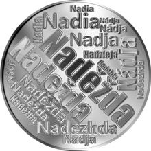 Česká jména - Naděžda - velká stříbrná medaile 1 Oz