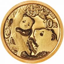 Náhled - Panda 1g Au - Investiční zlatá mince
