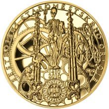 Otevřete Proof - Pražské dukáty - 10 dukát - Staroměstský orloj Au
