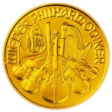 Otevřete Wiener Philharmoniker  1/25 Oz - Investiční zlatá mince