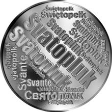Česká jména - Svatopluk - velká stříbrná medaile 1 Oz