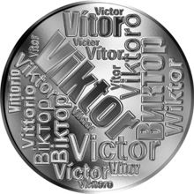 Česká jména - Viktor - velká stříbrná medaile 1 Oz