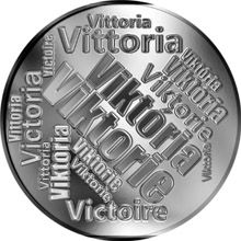 Česká jména - Viktorie - velká stříbrná medaile 1 Oz