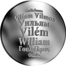 Česká jména - Vilém - stříbrná medaile