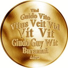 Česká jména - Vít - zlatá medaile