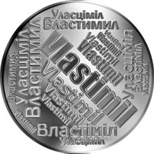 Česká jména - Vlastimil - velká stříbrná medaile 1 Oz