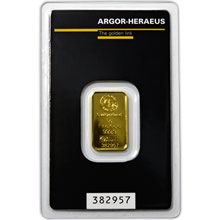Otevřete Argor Heraeus SA 5 gramů - Investiční zlatý slitek