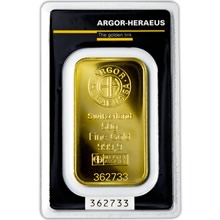Otevřete Argor Heraeus SA 50 gramů - Investiční zlatý slitek