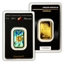 Otevřete Argor-Heraeus SA 10 gram - KINEBAR - Investiční zlatý slitek