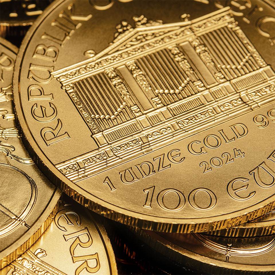 Investiční zlatá mince Vídeňský Filharmonik