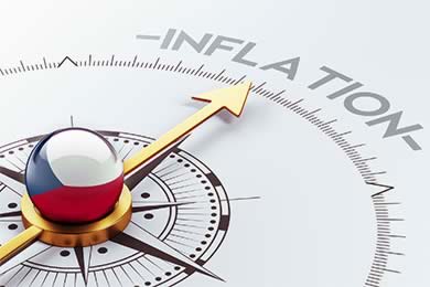 ČR hospodářství inflace ČNB