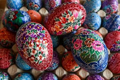 Tradiční malování kraslic je jako časově náročné omalovánky, říká malérečka