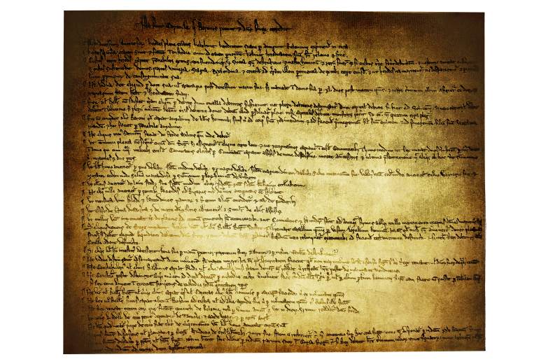 Kopie listiny Magna Charta na Harvardu se ukázala jako originál z roku 1300