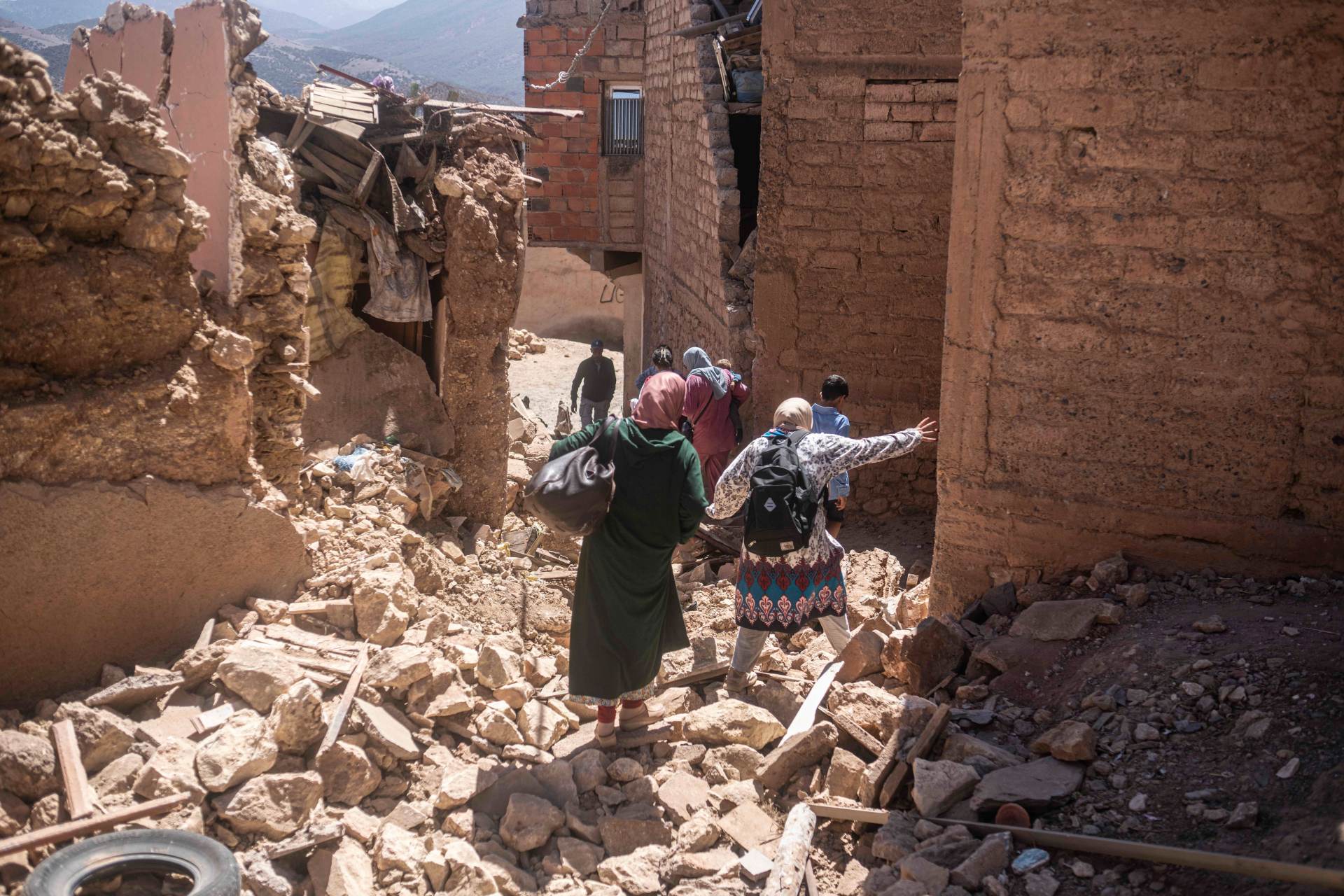  Maroko neštěstí zemětřesení 