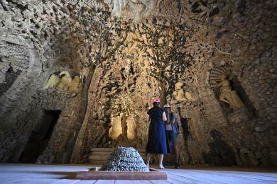 Vrstva malty v přízemí kroměřížského zámku ukrývala stovky ametystů