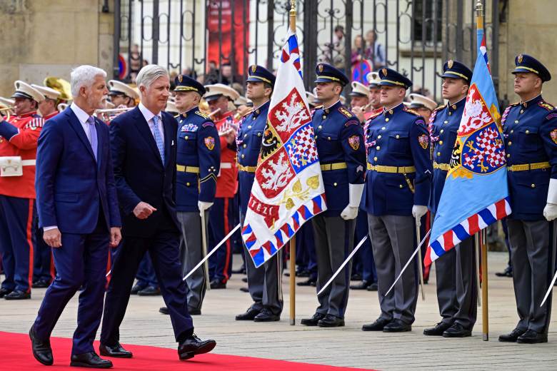 Pavel přijal na Hradě belgického krále Phillipa, udělí mu vyznamenání Pavel přijal na Hradě belgického krále Phillipa, udělí mu vyznamenání