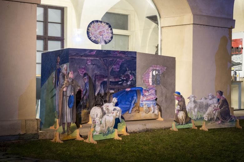 Olomoucké Arcidiecézní muzeum zdobí unikátní betlém výtvarníka Jana Knapa