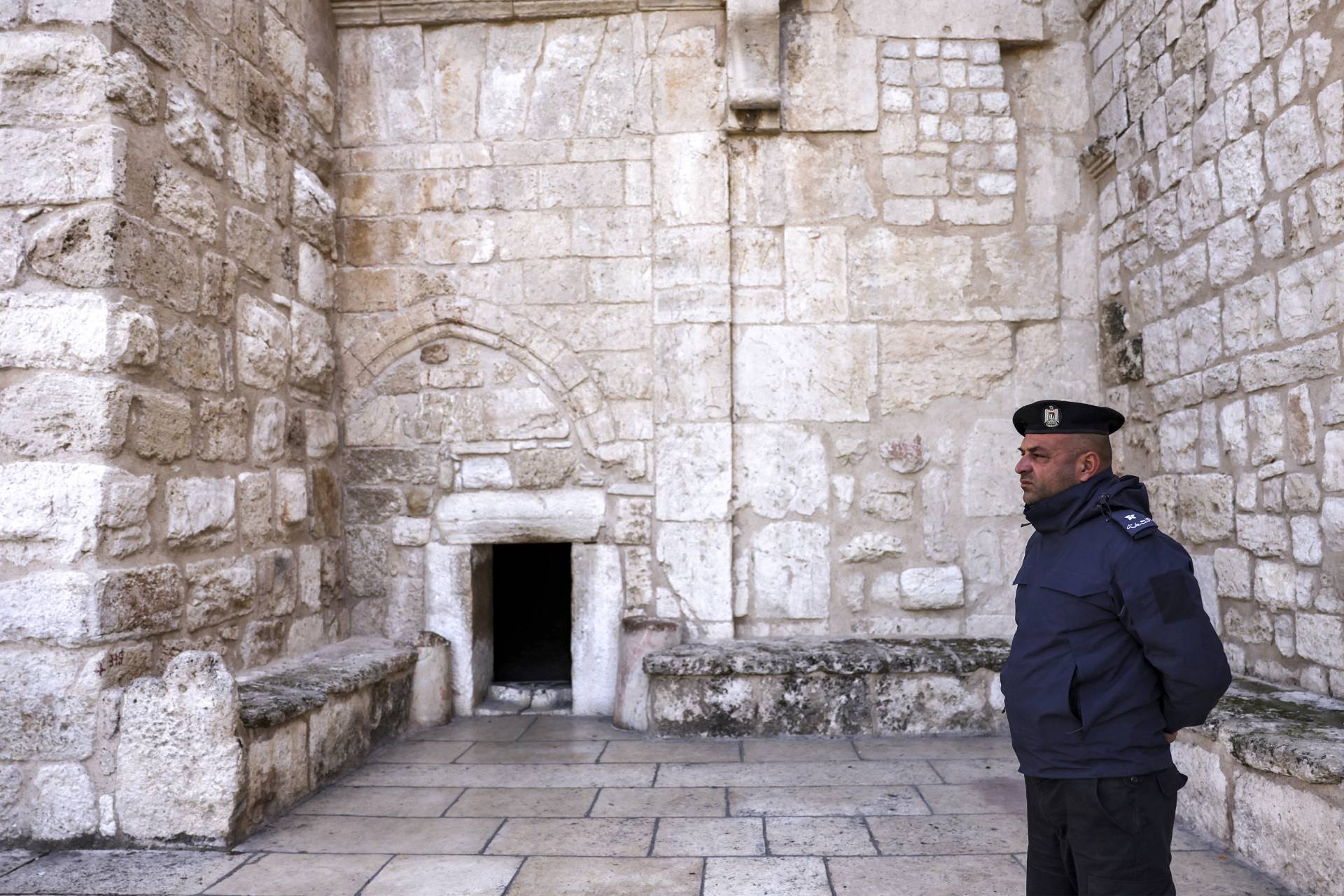  Palestina Izrael boje Vánoce Betlém 