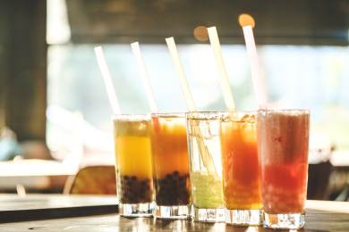 Čína nápoje restaurace trendy