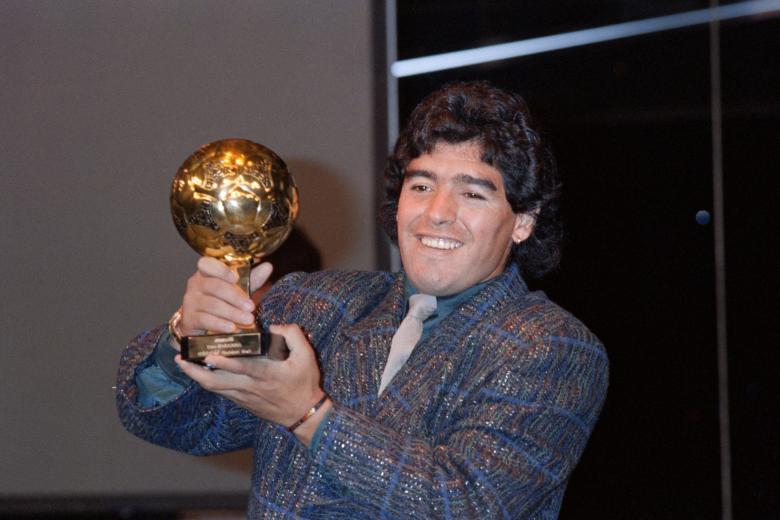 Maradonův Zlatý míč z mistrovství světa 1986 půjde do dražby
